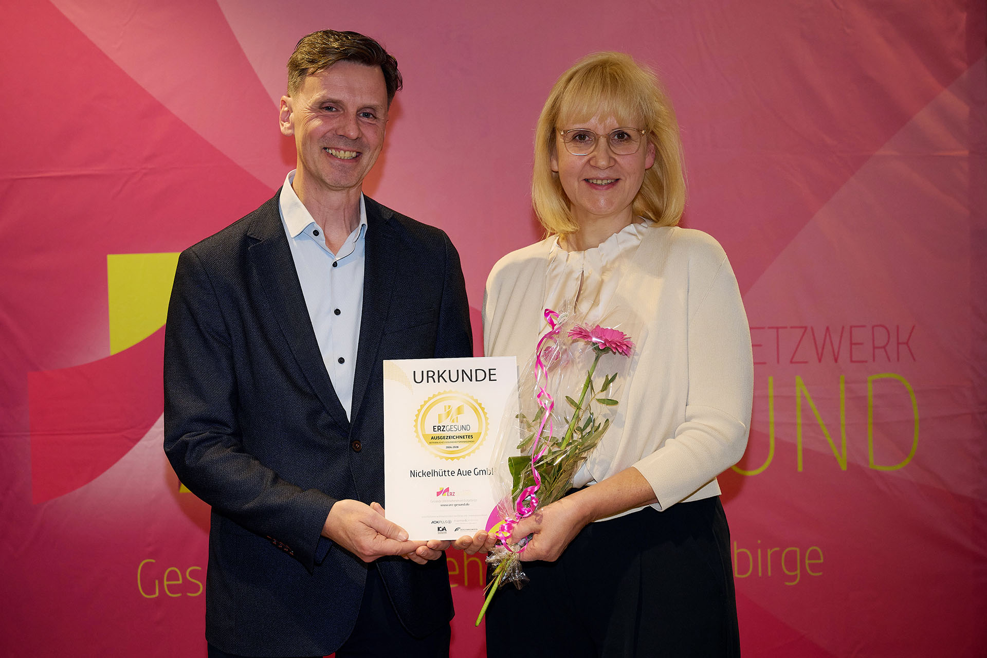 Siegelträger Rezertifizierung | Nickelhütte Aue GmbH